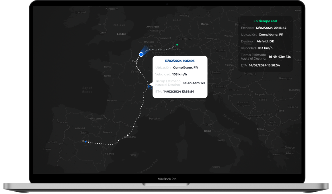 Real-Time Live Parcel Tracking